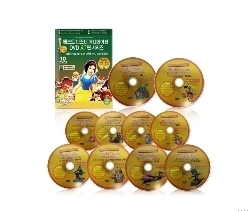 베스트 디즈니 애니메이션 DVD 10편/구간반복/받아쓰기/언어선택/단어검색/대사없는부분 건너뛰기 등 /윈도우7까지 사용가능